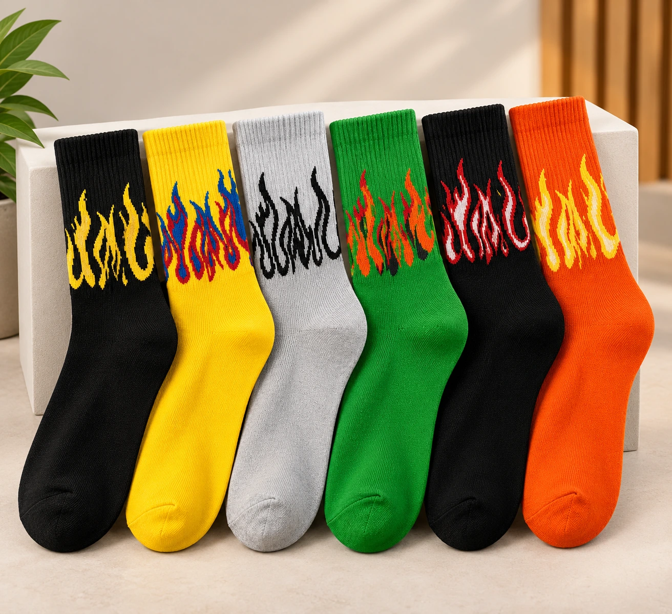 Premium Cotton Sports Socks – Pack Of 3