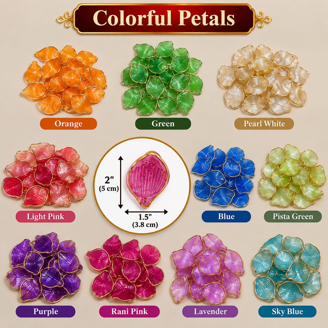 Colorful Petals (2 Inch)