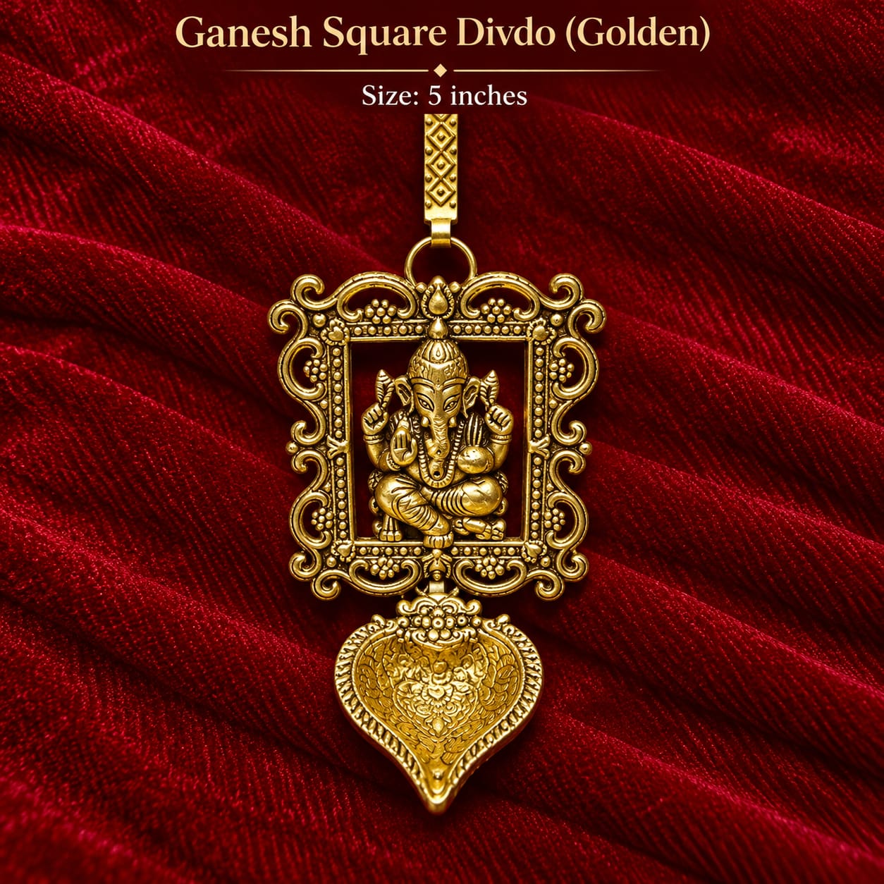 Ganesh Square Divdo (5 Inches)
