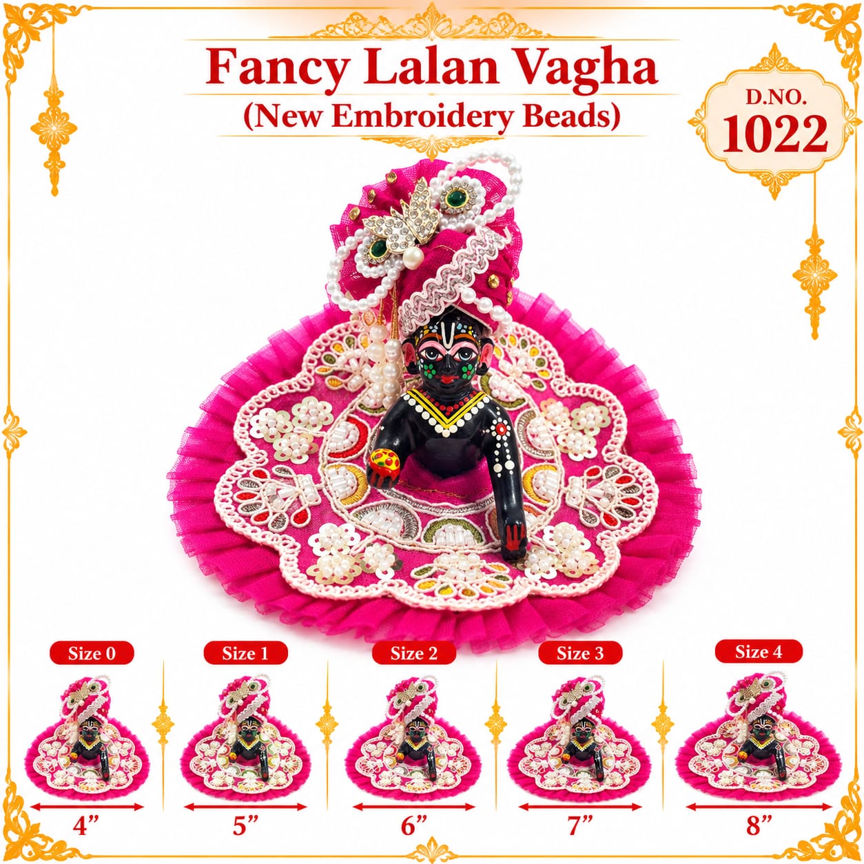 Lalan Fancy Vagha (New Embroidery Beads)